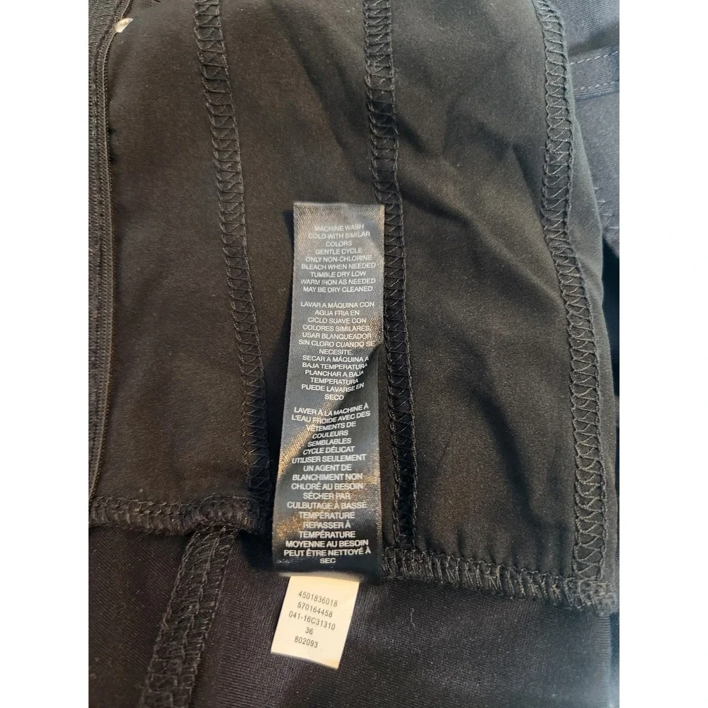 Chicos So Slimming Black Crop‎ Pants Size 2 Medium 570164458 24 Inseam Trouser
